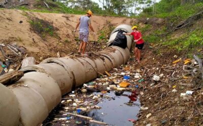 Storm Drain Cleanup, Maikhao Beach